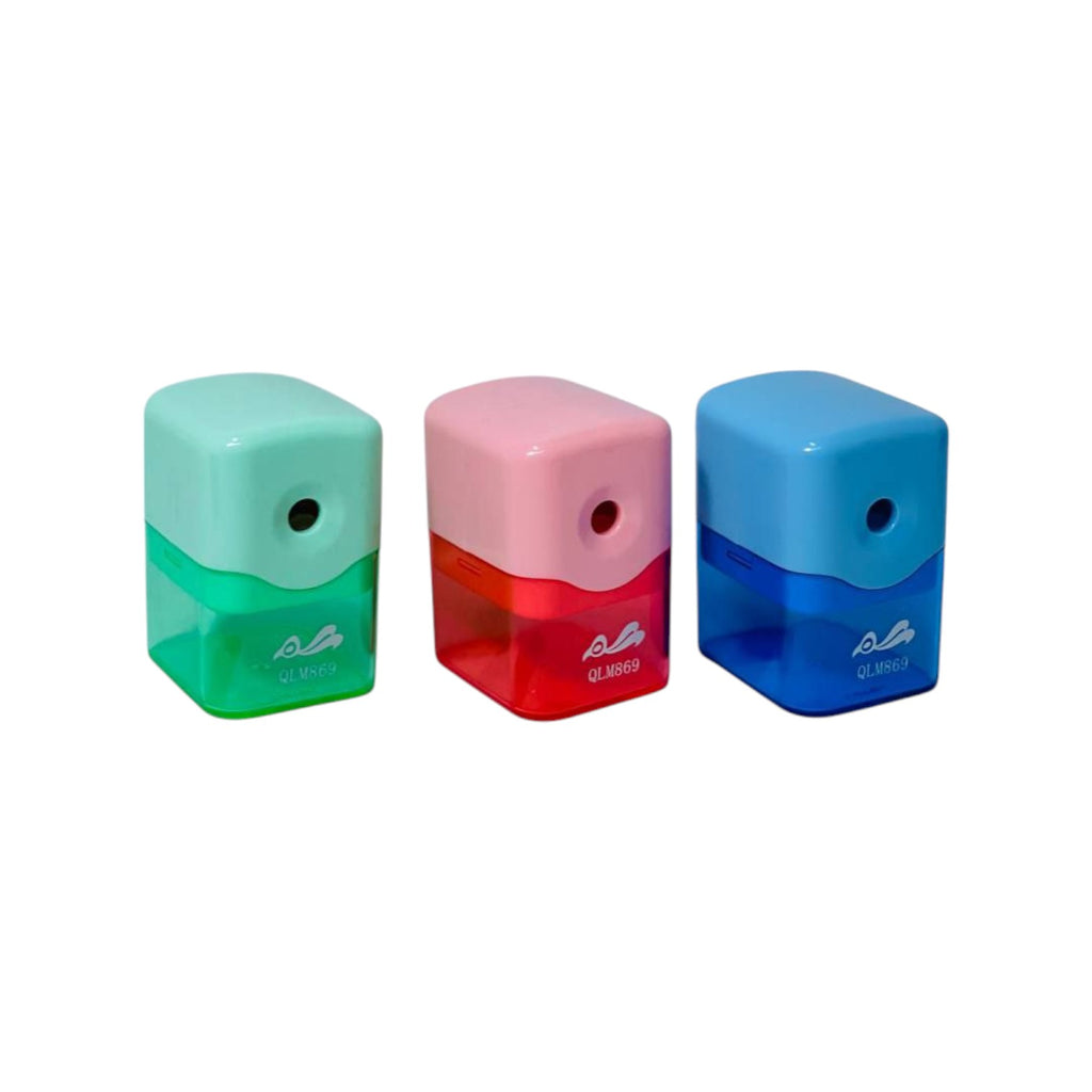 Plastic Pencil Sharpener With Handle