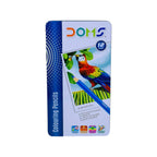 Doms Colors 12 Long Colors Pencils in a Tin Box
