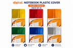 A4 Digital School Notebook Plastic Cover, A4 (21 × 29.5cm)