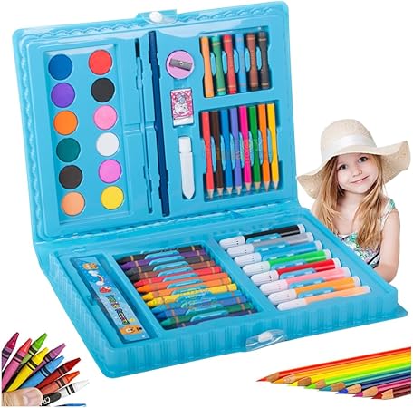 Toy Imagine 68 Pcs Color Set/Kit for Kids Drawing & Painting Set