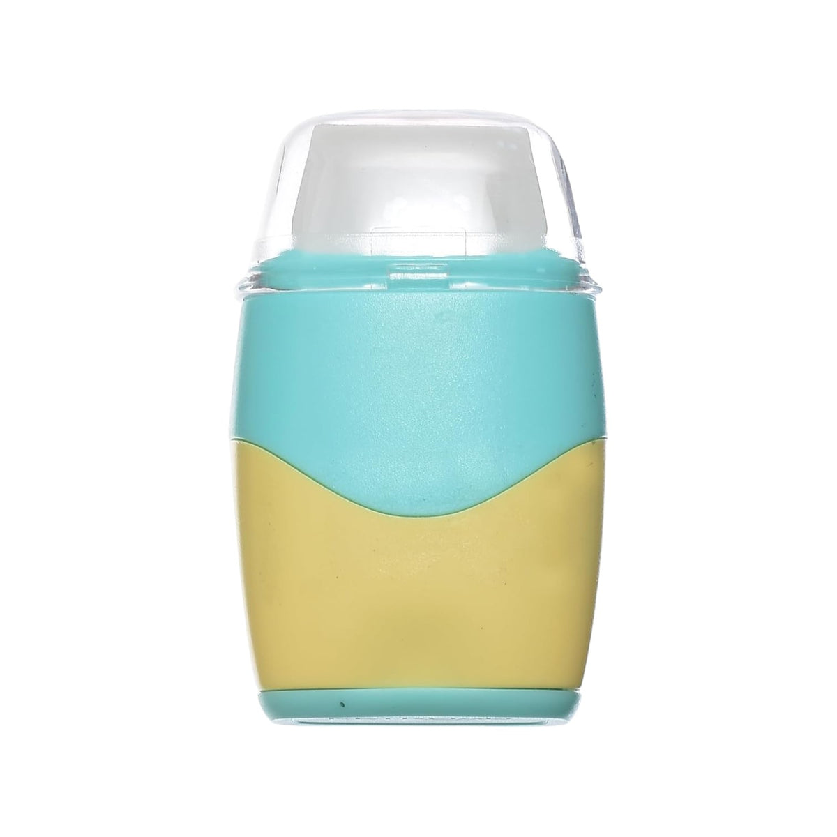 Keyroad Pastel Plastic Sharpener, 2 Holes, with Container and Eraser, Assorted Colors, Model KR972412