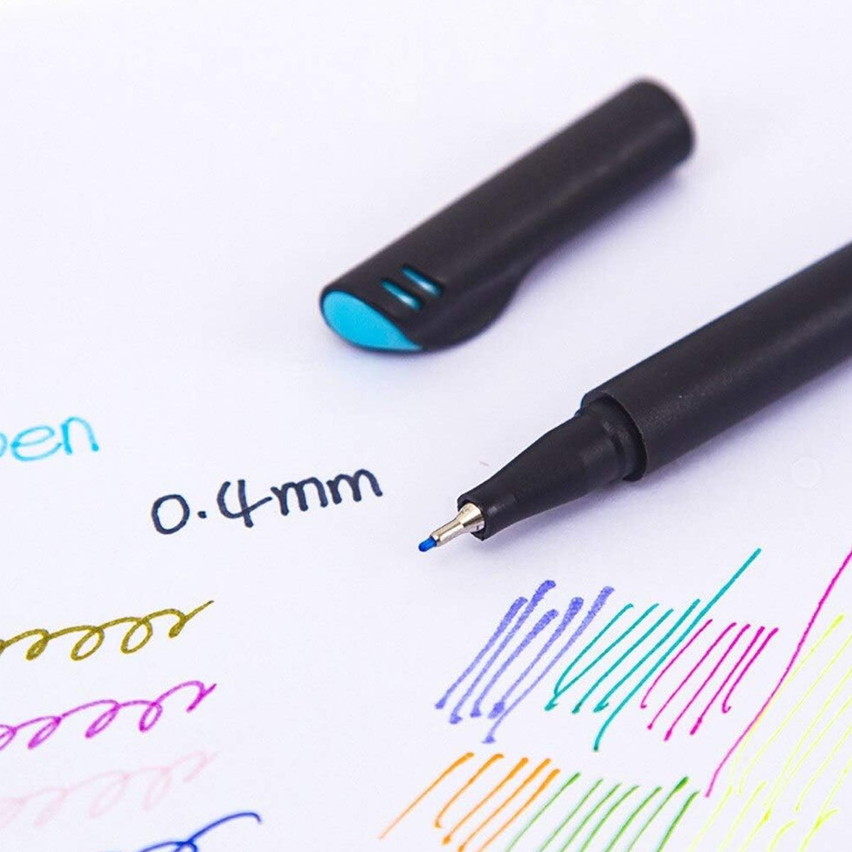 Fineliner Color Pen Set 0.4mm 12 & 24 Pens