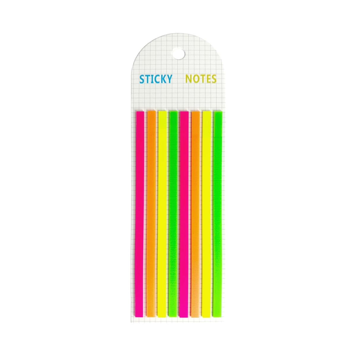 Transparent Long Page, Index Tabs Multicolor, Set Of 160 Sheets