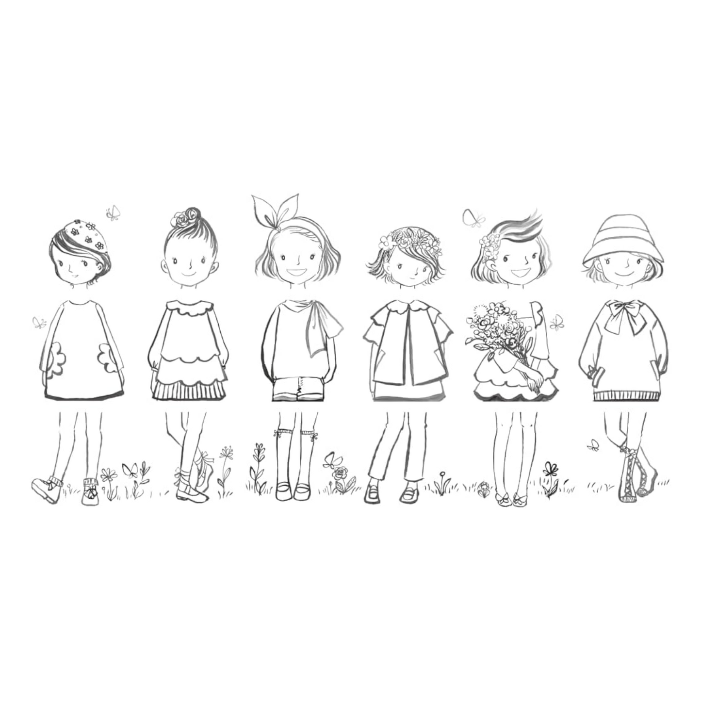 Stick'n Hopax- Little Designer Spring Coloring Roll