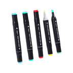 Textile Marker Pens, Machine Washable Textile Markers, 24 Colors