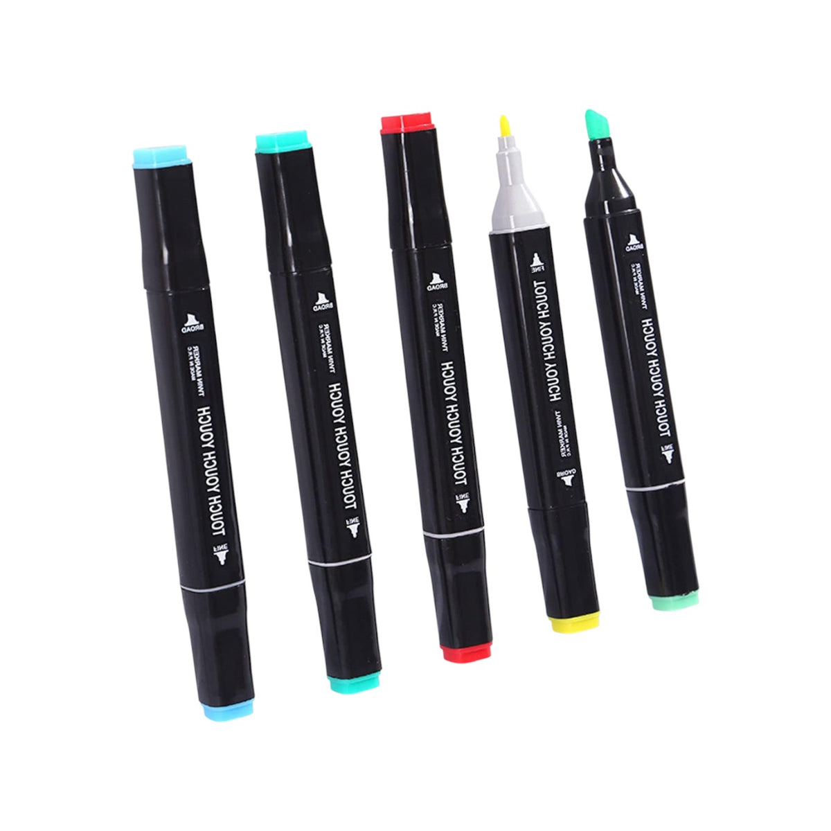 Textile Marker Pens, Machine Washable Textile Markers, 24 Colors