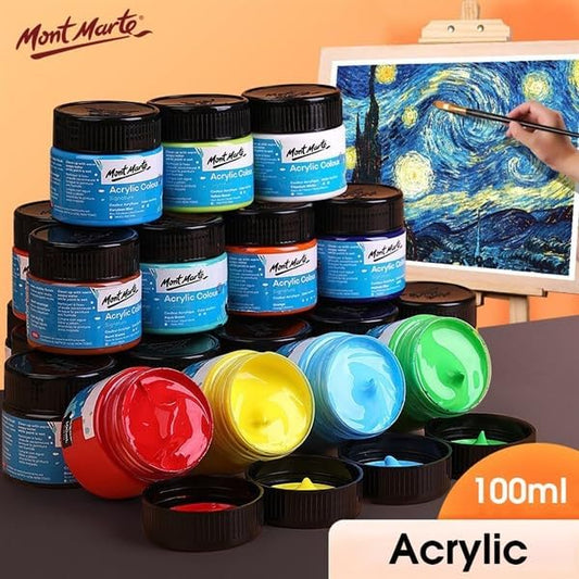 Monte Marte MSCH1001 Acrylic Colour Paint 100 ml- 1 Bottle