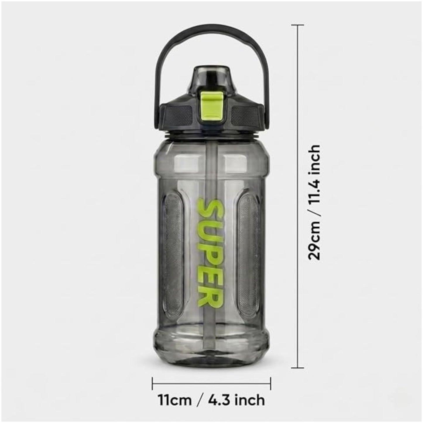 Transparent Sports Water Bottle With Handle