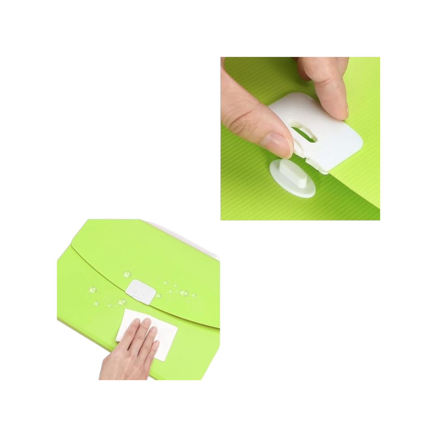 Elite Stationery House emerald green expanding accordion file folder with secure buckle closure and water-resistant cover