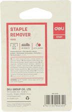 Deli 232 2 pc staple remover, assorted colors