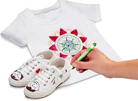 Carioca fabric liner textile t-shirt permanent marker, 6 - 10 - 12 colors