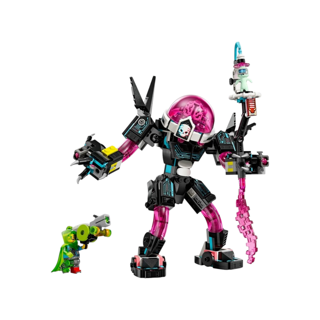 Elite Stationery House LEGO DREAMZzz Cyber Brain Mech set with Mateo minifigure and colourful modular building pieces