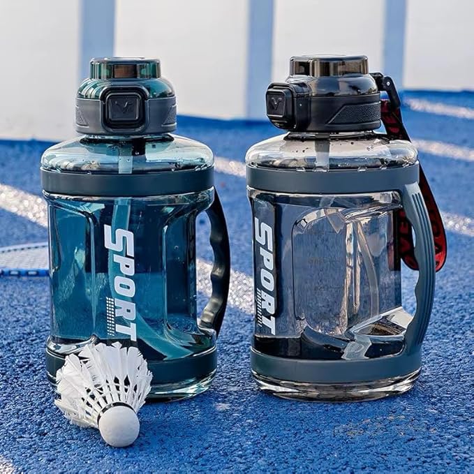 Transparent Sports Water Bottle With Handle