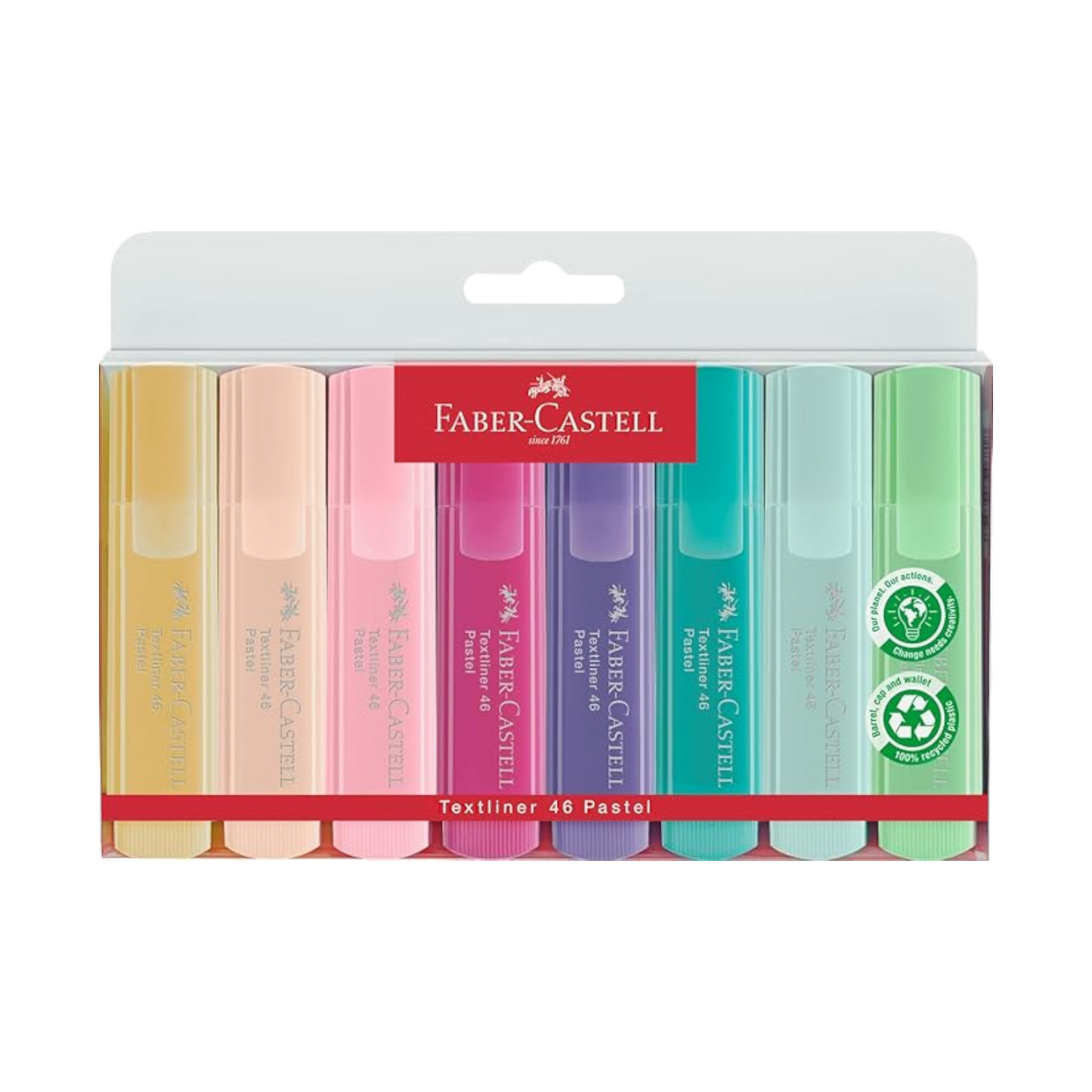 Faber-Castell  Pastel Highlighter Pen (Pack of 8)