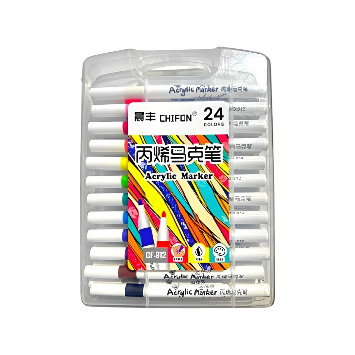 Acrylic Marker - Chifon, Pens For Writing & Drawing On Ceramic, Glass, Wood & Rock