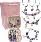 Charm Bracelets 35 pcs Making Kit for Girl, Jewelry Making kit with Jewelry Box