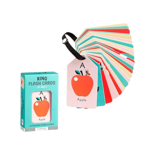 Plastic Ring for Organizing | Durable and Safe Cards for Learning Letters A to Z