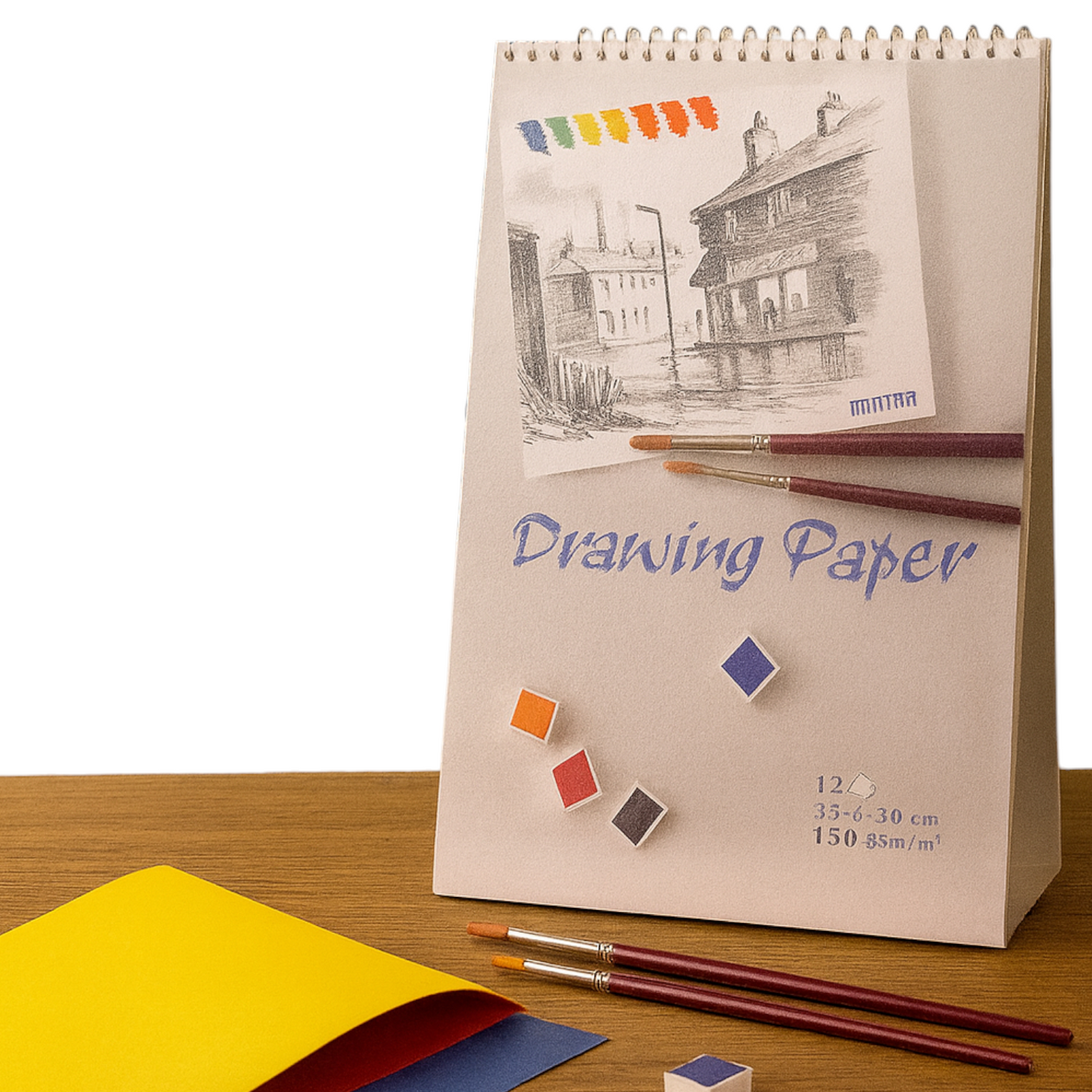 Mintra Sprl Ntbk Drawing Sketch 35×50 12 Shts Plain