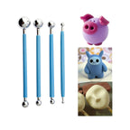 13pcs Polymer Modeling Clay Sculpting Tools, Dotting Pen, Silicone Tips, Ball Stylus