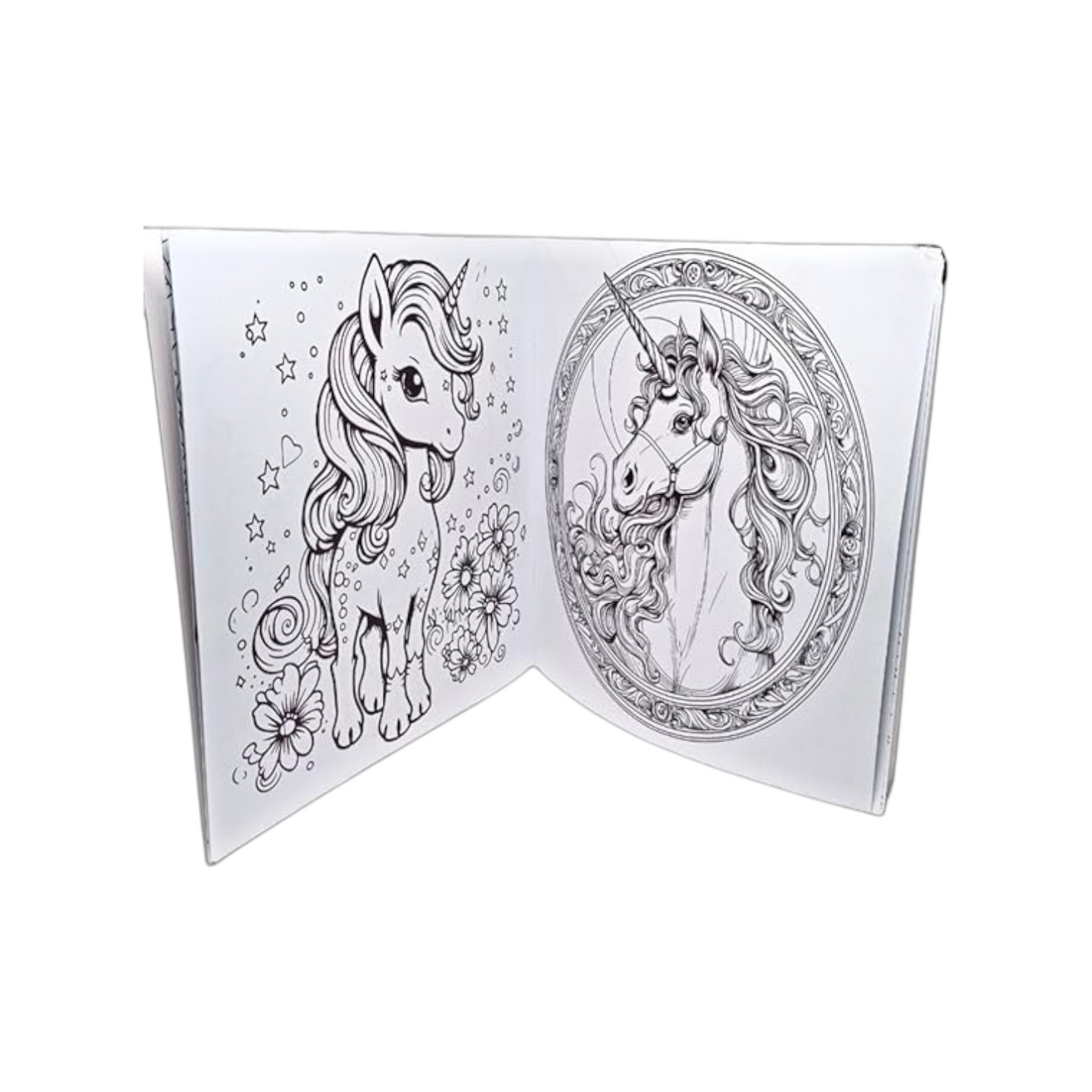 Coloring Book 24 Professional Drawing Unicorn