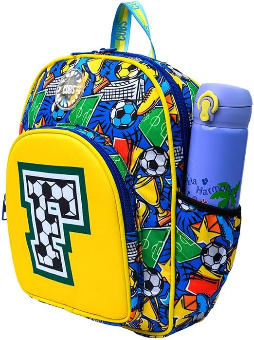 Cubs Football Fan letter F backpack Nursery