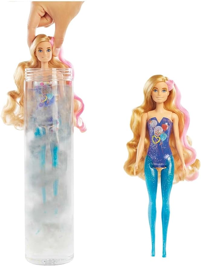 Color Reveal Doll with 7 Surprises  4 Mystery Bags