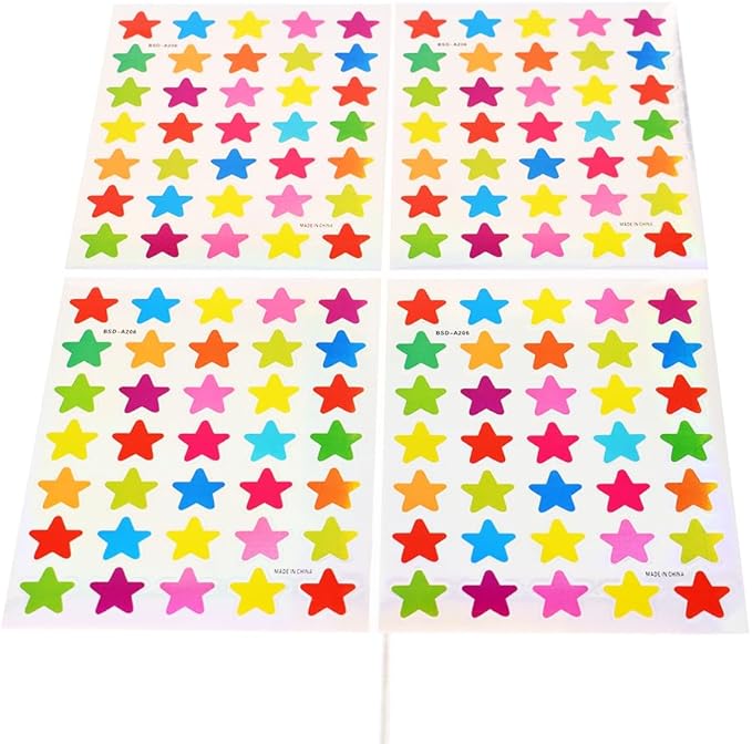 Oh Happy Day Stars Mini Stickers - 4 Sheets