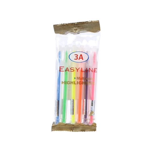 3A 707/703-O6 Easy Line Phosphorescent Pens 6-Pieces Set 4.5 ml