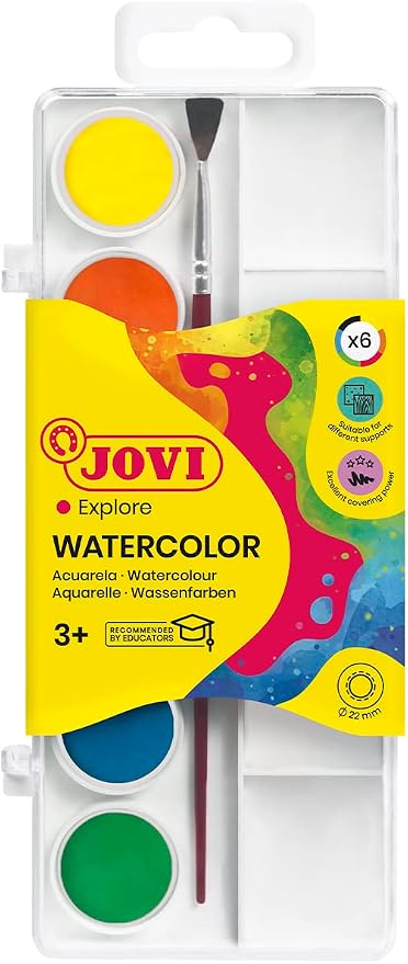 3A Watercolor Paint - Multi Color 12 OPP