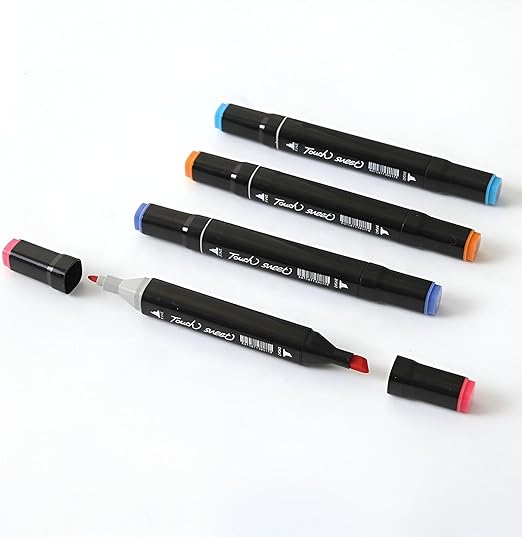 Markers Brush Dual Tip Brush & Chisel Tip Art Marker