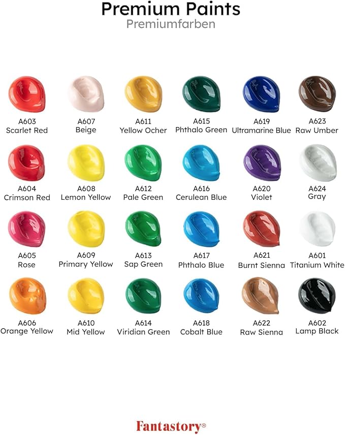 M&G Acrylic Paints 12 Ml - Set Of 24Pcs (Copy)