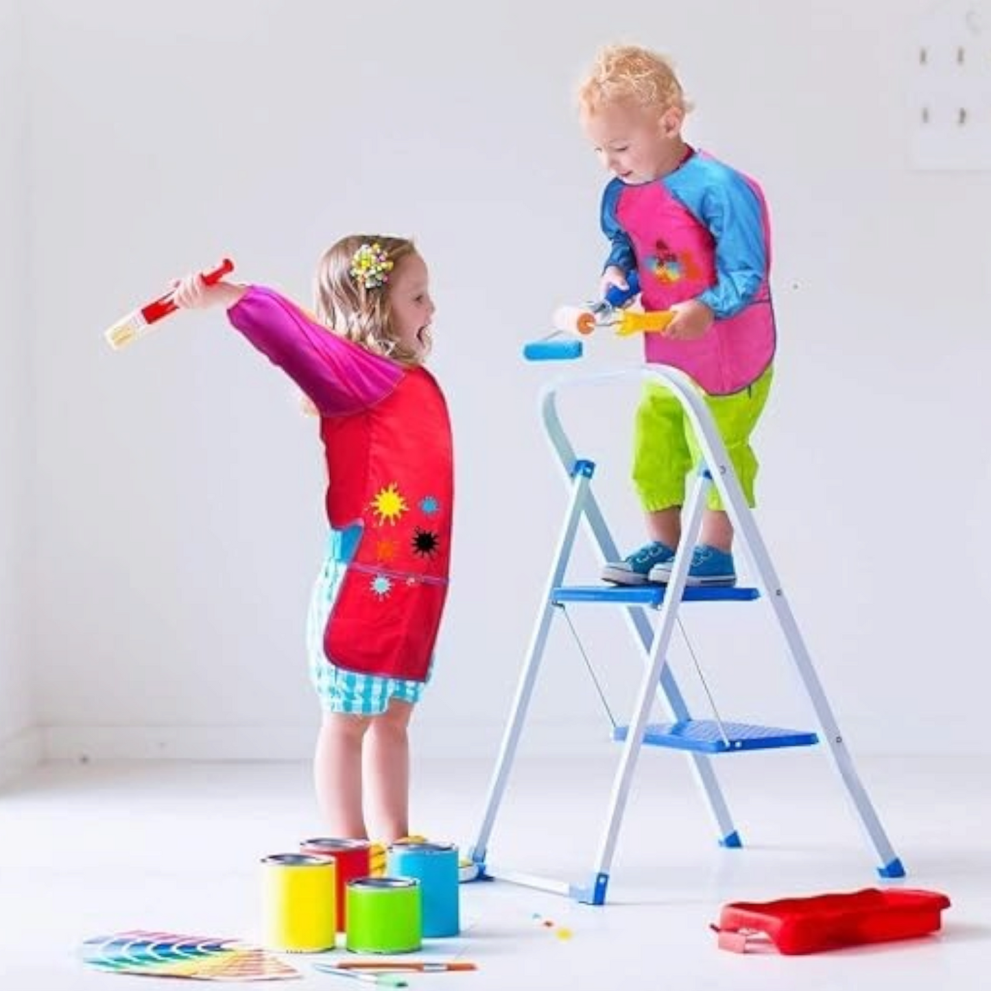 3-10 years old, Children Paint Apron Waterproof