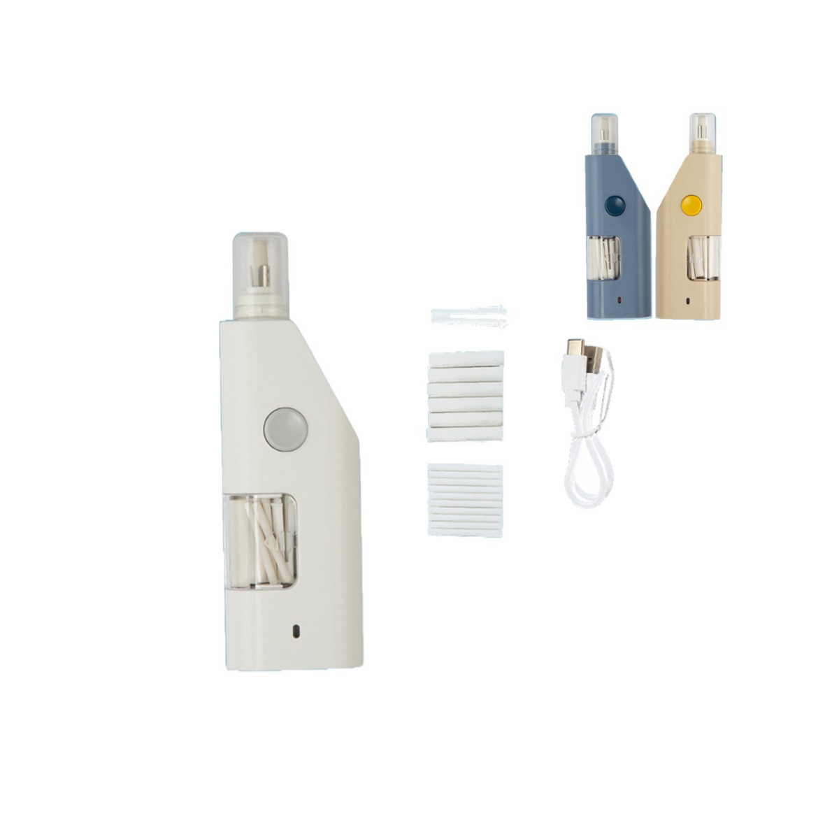 Superior. XP-012 Electric Eraser 4mm Rubber Size with Button and Charging Cable