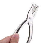Deli Stapler & Punch 1-Hole Punch 114 Silver