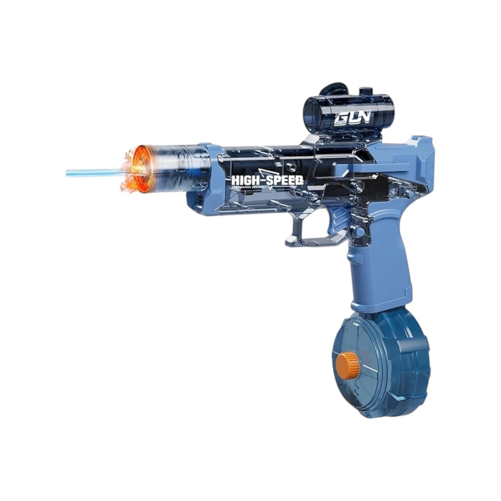 Electric Water Gun with Realistic Flame Light Effects Simulated Recoil Rechargeable