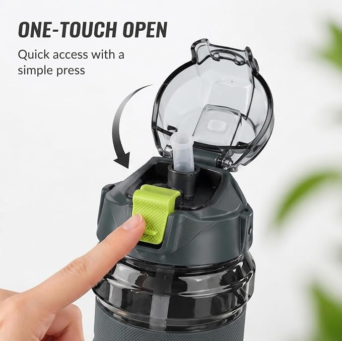 Transparent Sports Water Bottle With Handle (Copy)