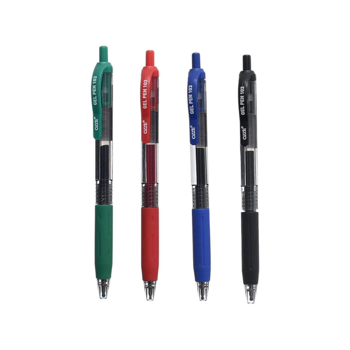 OZZIE Fast-Drying Gel Pen 0.7 mm – Set of 4 Pieces