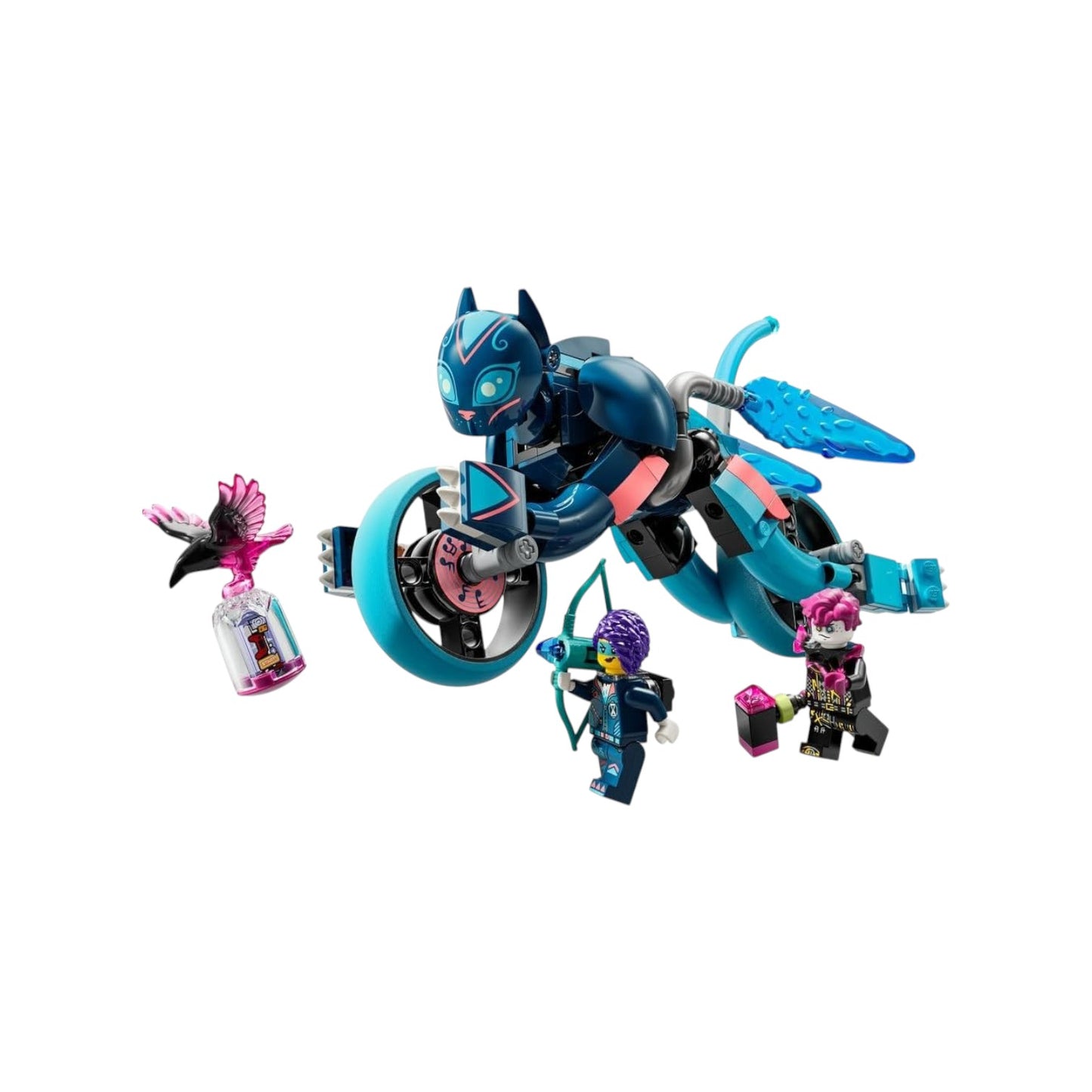2in1 Zoey’s Cat Motorcycle Set, Rebuild an Animal Figure into a Bike Toy