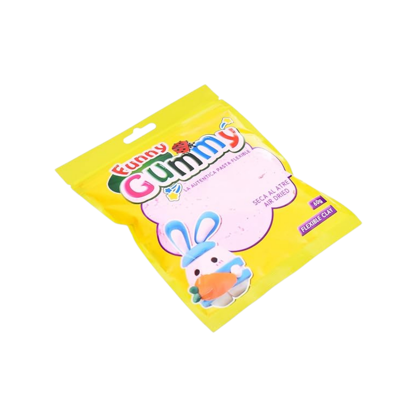 Soft flexible Clay for Playing Moldable 60gm in Resealable Bag