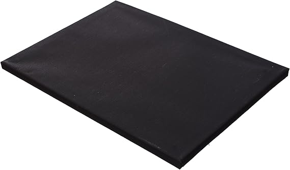 Black 30 x 40 cm Acrylic, Oil Blank Canvas Panel