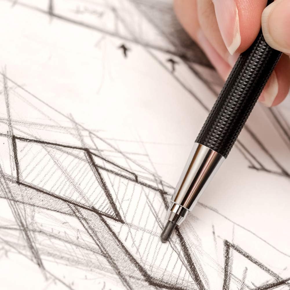 Baile Bl-520A 2.0Mm Mechanical Pencil 2B Exam Press Core Drawing Writing Activity Pencil
