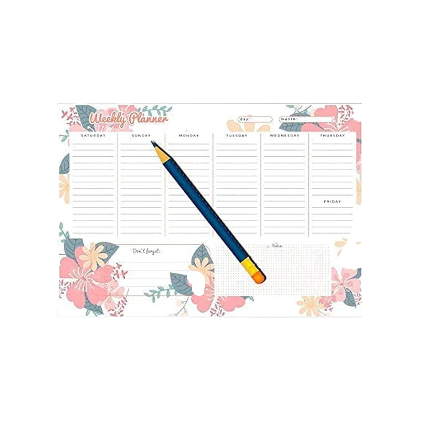 To Do Weekly Planner - A4-52 Sheets 1120