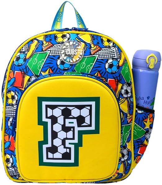 Cubs Football Fan letter F backpack Nursery