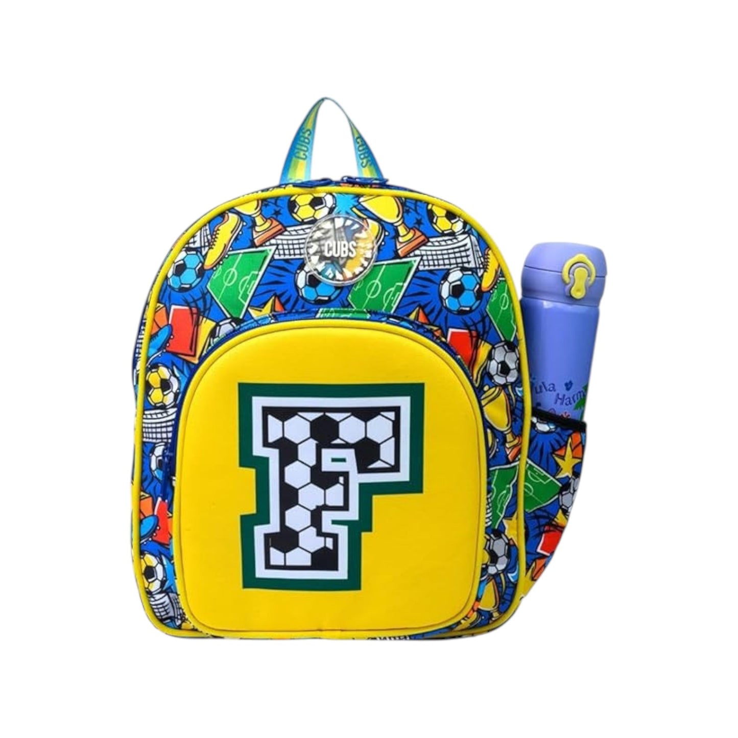 Cubs Football Fan letter F backpack Nursery