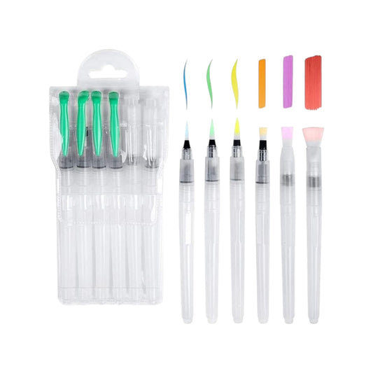 Refillable Ink and Water Brush Pens for Watercolour Acrylic Art/Painting