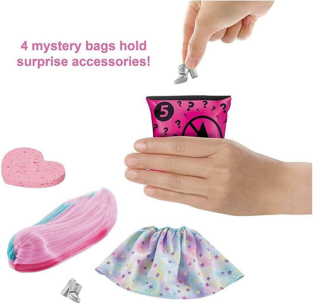 Color Reveal Doll with 7 Surprises  4 Mystery Bags