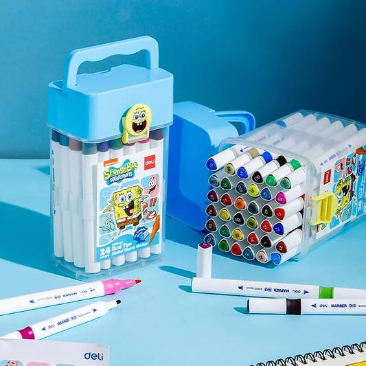 36 Colors Deli EC188-48 Dual Tip  Sketch  Marker
