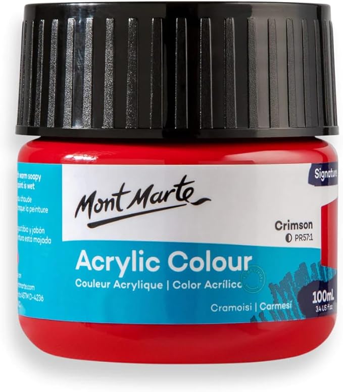Monte Marte MSCH1001 Acrylic Colour Paint 100 ml- 1 Bottle