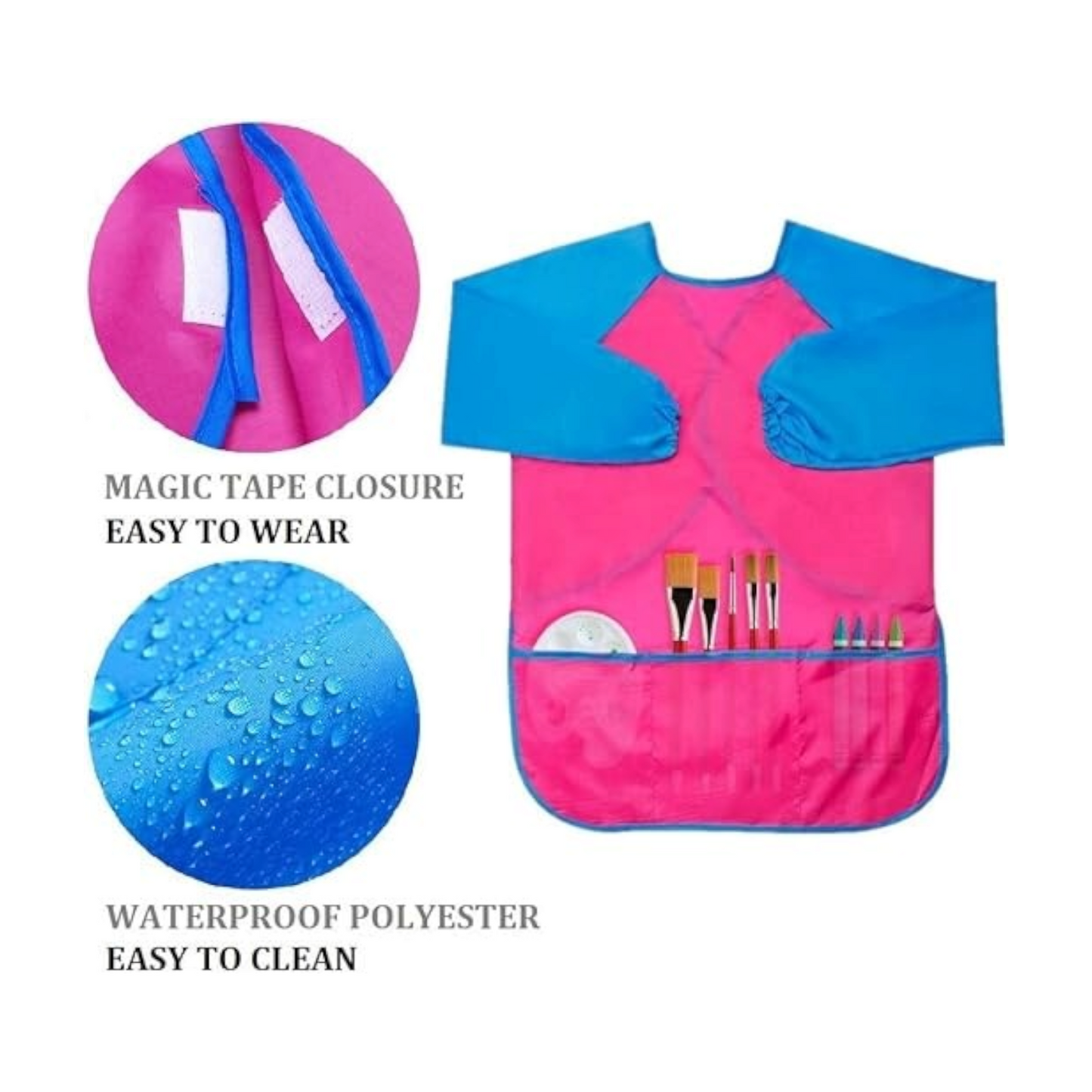 3-10 years old, Children Paint Apron Waterproof