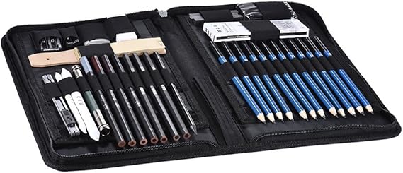 33 pcs/ Set Professional Sketching Drawing Pencils Kit